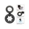 Anello fallico doppio Alpha Dual Magnum nero Anello fallico doppio Alpha Dual Magnum nero
