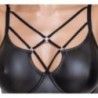Completo intimo incrociato nero opaco Completo intimo incrociato nero opaco