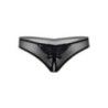 Perizoma sexy nero aperto con perle Indra Perizoma sexy nero aperto con perle Indra