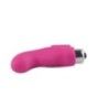 Mini vibratore da dito in silicone rosa Mini vibratore da dito in silicone rosa