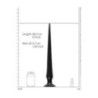 Fallo anale Ass Spike 50 cm nero Fallo anale Ass Spike 50 cm nero