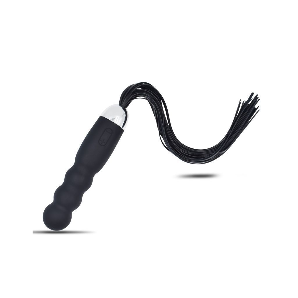 Vibratore anale silicone con frusta frange