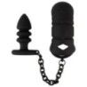 Gabbia Pene con plug anale nero Gabbia Pene con plug anale nero