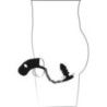Gabbia Pene con plug anale nero Gabbia Pene con plug anale nero