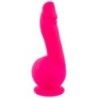 Fallo vibrante Powerful 19 cm fucsia Fallo vibrante Powerful 19 cm fucsia
