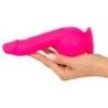Fallo vibrante Powerful 19 cm fucsia
