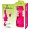 Fallo vibrante Powerful 19 cm fucsia Fallo vibrante Powerful 19 cm fucsia