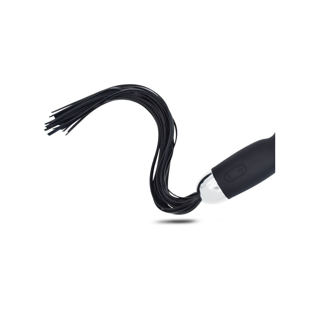 Vibratore anale silicone con frusta frange