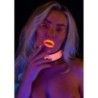 Collare e guinzaglio fluorescente rosa Taboom Collare e guinzaglio fluorescente rosa Taboom