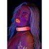 Collare e guinzaglio fluorescente rosa Taboom Collare e guinzaglio fluorescente rosa Taboom