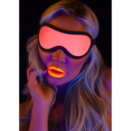 Maschera occhi fluorescente rosa Taboom
