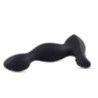 Vibratore prostata nero in silicone Vibratore prostata nero in silicone