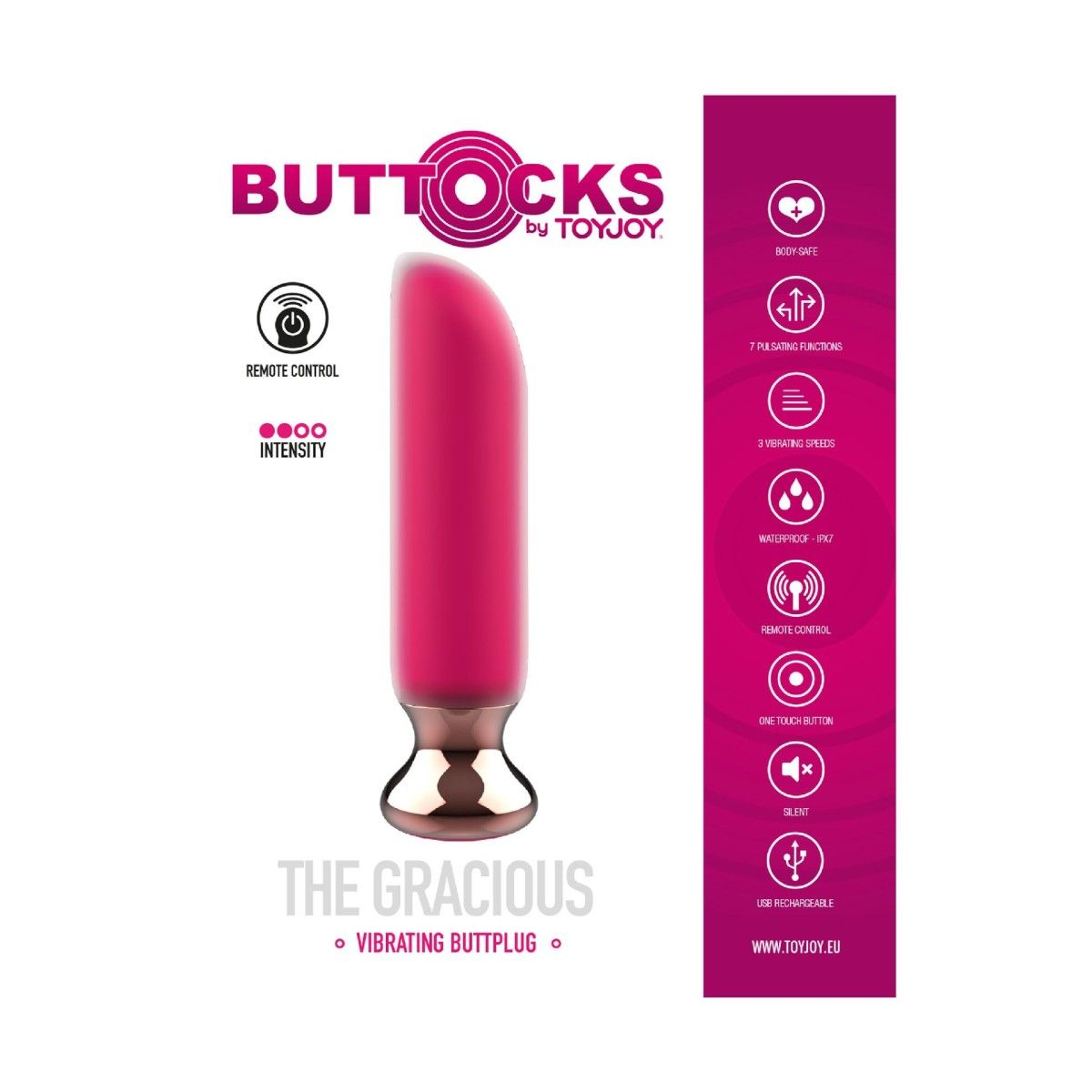 Mini vibratore anale The Gracious Buttplug