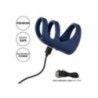 Anello pene triplo vibrante Viceroy blu Anello pene triplo vibrante Viceroy blu