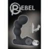 Vibratore prostata rebel nero 11 cm Vibratore prostata rebel nero 11 cm