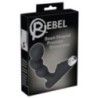 Vibratore prostata rebel nero 11 cm Vibratore prostata rebel nero 11 cm