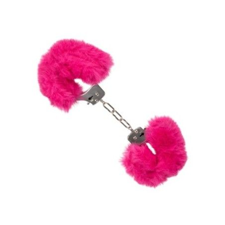 Manette sexy pelose Ultra Fluffy fucsia
