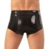 Boxer in latex con guaina pene nero Boxer in latex con guaina pene nero
