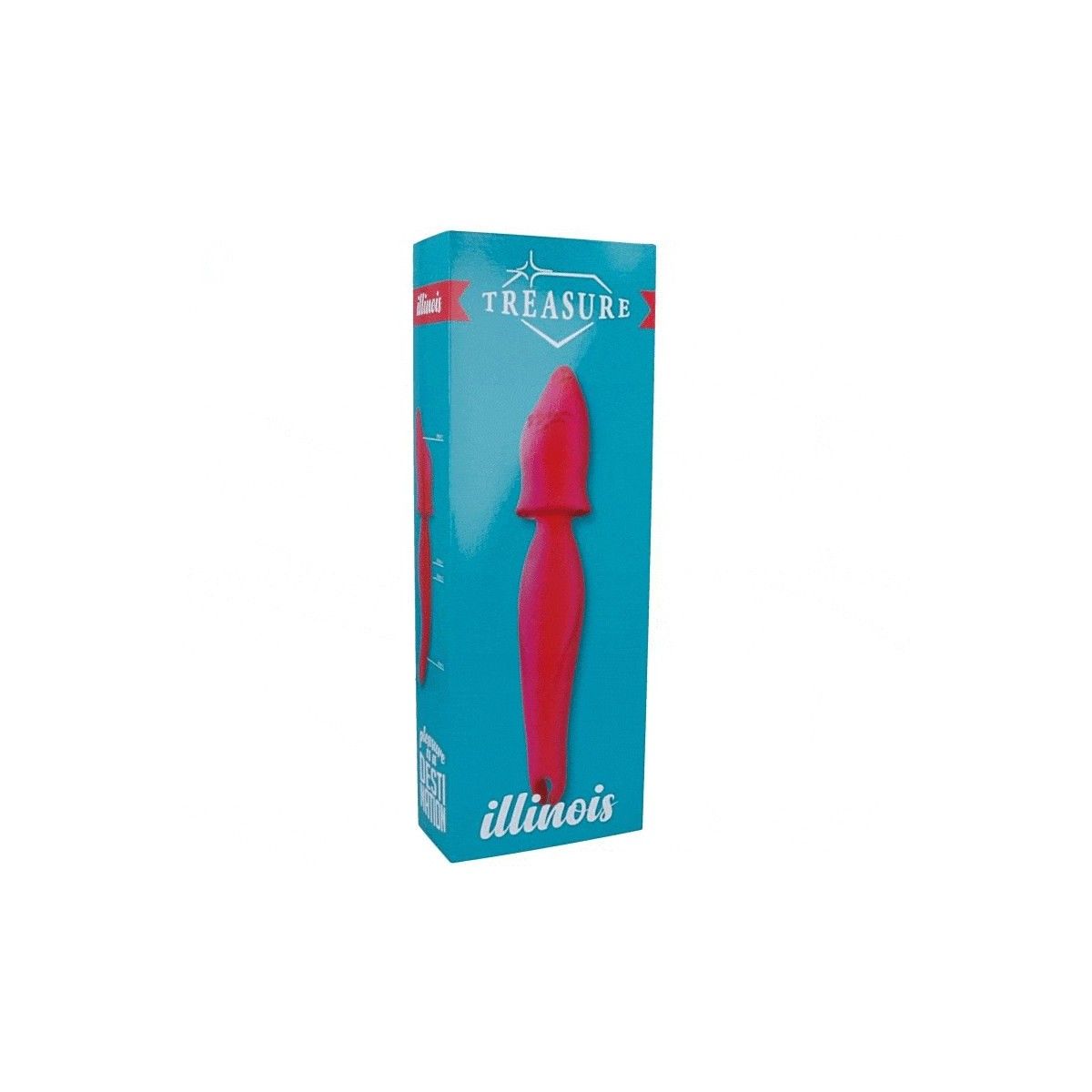 Vibratore wand TREASURE ILLINOISS WAND DUO SILICONE ROSA