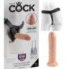 Cintura strapon pene con prepuzio mobile 19cm Cintura strapon pene con prepuzio mobile 19cm