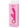 Vibratore rabbit Double-G silicone rosa Vibratore rabbit Double-G silicone rosa
