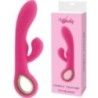 Vibratore rabbit Double-G silicone rosa Vibratore rabbit Double-G silicone rosa