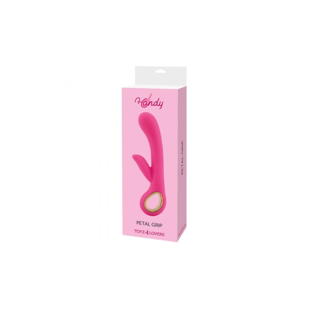 Vibratore vaginale doppio con stimolatore clitoride fallo vibrante pink dildo