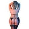 Completo sexy 3 pz pizzo nero Completo sexy 3 pz pizzo nero