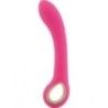 Vibratore vaginale Line grip silicone rosa
