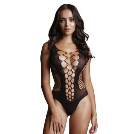 Body donna rete Contrast Fence Teddy