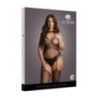 Tutina sexy Contrast Suspender Bodystocking Tutina sexy Contrast Suspender Bodystocking