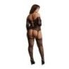 Tutina sexy Criss Cross Neck Bodystocking