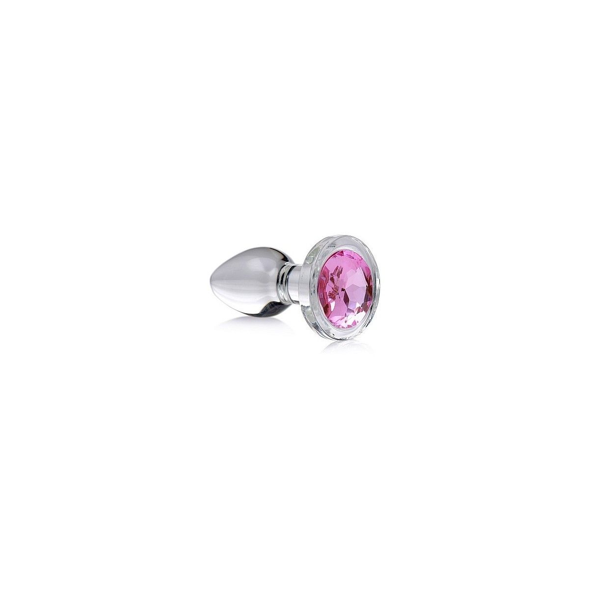 Plug anale Pink Gem Glass Anal Plug Small