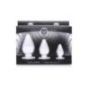 Plug Anali Kit 3 pz Triple Cones Trasparente Plug Anali Kit 3 pz Triple Cones Trasparente