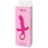 Vibratore tripla stimolazione rosa Vibratore tripla stimolazione rosa