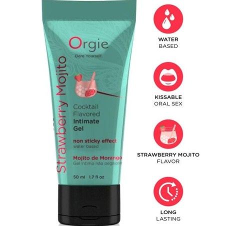 Gel commestibile Orgie Fragola Mojito 50 ml