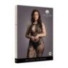 Tuta Bodystocking con cavallo aperto nera Tuta Bodystocking con cavallo aperto nera