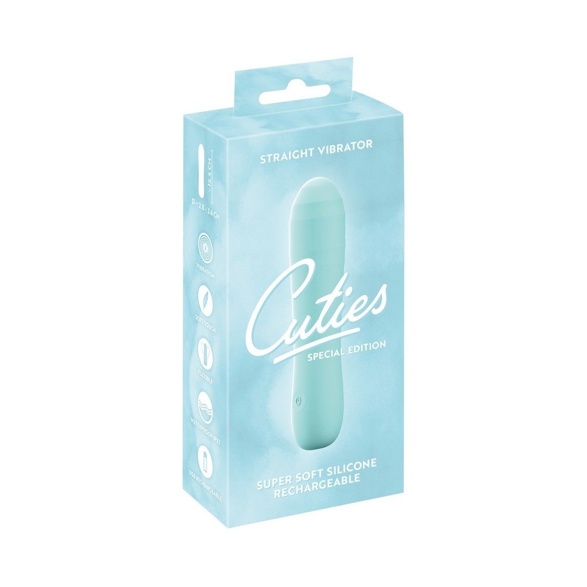 Vibratore vaginale anale flessibile 16,4 cm