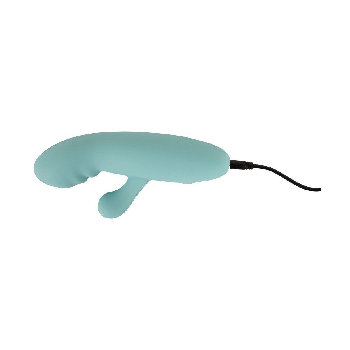 Mini vibratore rabbit azzurro