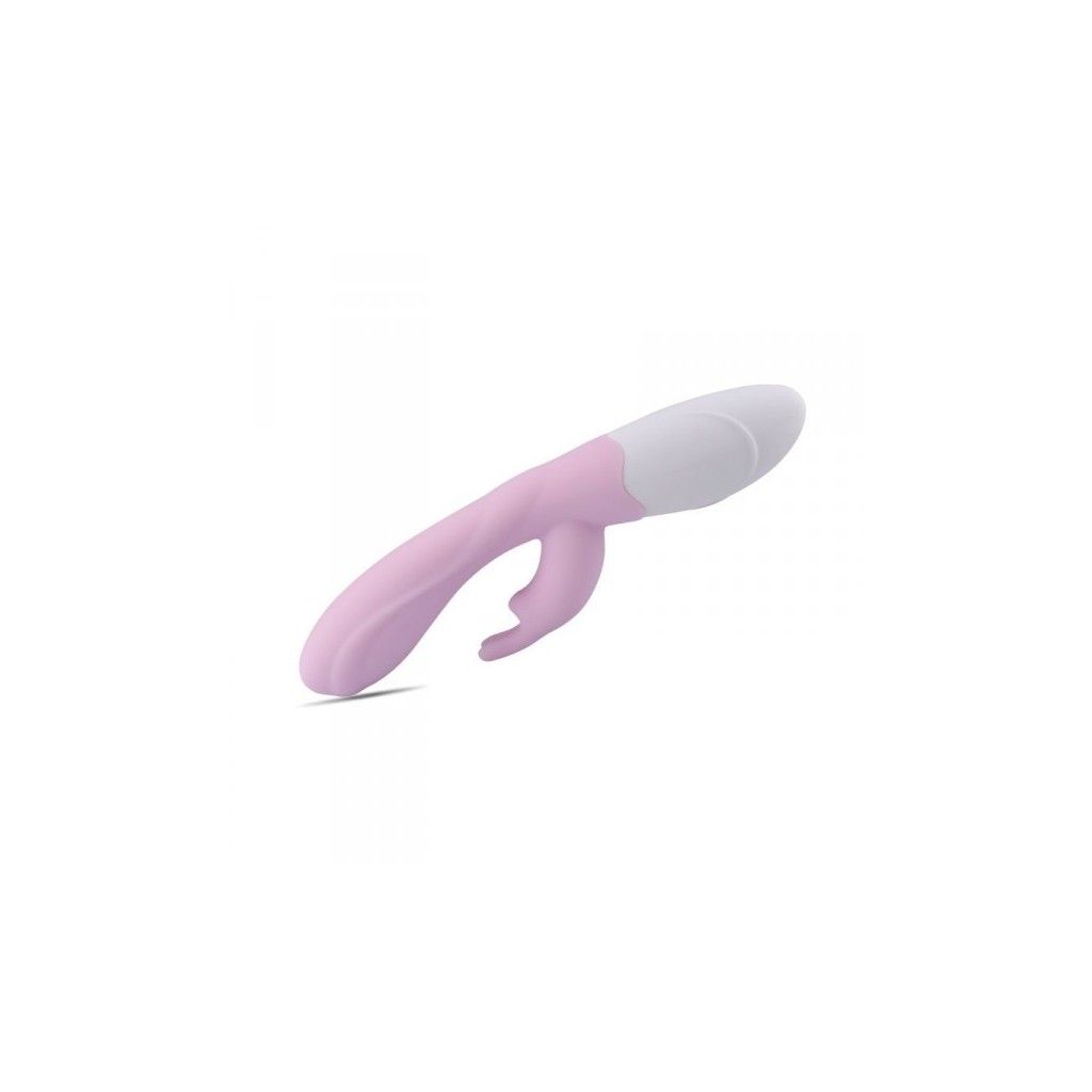 Vibratore vaginale rabbit doppio stimolatore clitoride realistico ricaricabile in silicone rosa