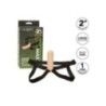 Imbracatura con guaina fallica chiara 16 cm Imbracatura con guaina fallica chiara 16 cm