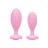 Plug Anali Kit 2pz Crystal Booty Duo Rosa Plug Anali Kit 2pz Crystal Booty Duo Rosa