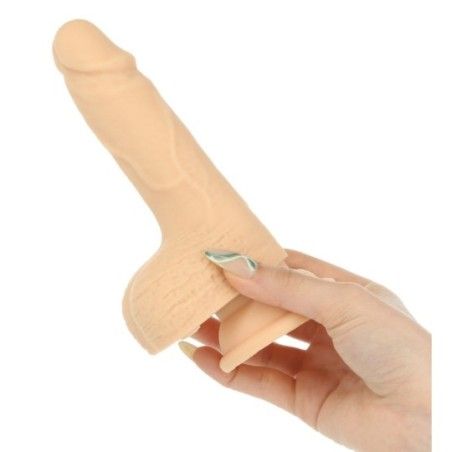 Dildo realistico vibrante a spinta 16,5 cm