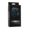 Kit 3 Anelli pene Thick Slate neri Kit 3 Anelli pene Thick Slate neri