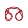 Polsiere-Cavigliere corda 100% Cotone rosso