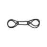 Polsiere-Cavigliere di corda 100% Cotone nere Polsiere-Cavigliere di corda 100% Cotone nere