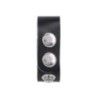 Anello fallico The Leather 3 Snap nero Anello fallico The Leather 3 Snap nero