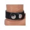 Anello fallico The Leather 3 Snap nero Anello fallico The Leather 3 Snap nero