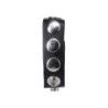 Anello fallico The Leather 5 Snap nero Anello fallico The Leather 5 Snap nero