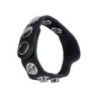 Anello fallico The Leather 5 Snap nero Anello fallico The Leather 5 Snap nero